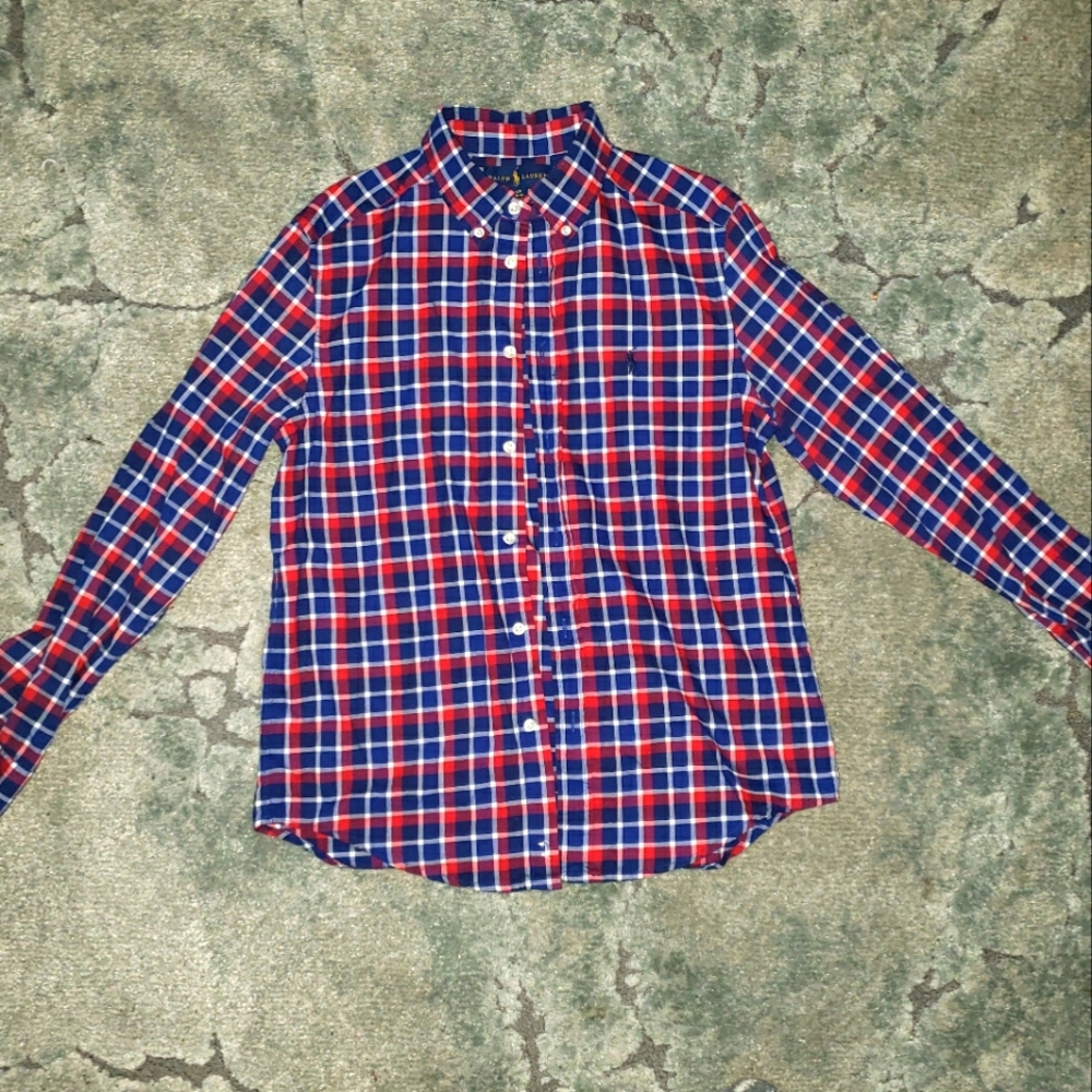 Boys Ralph Lauren plaid shirt